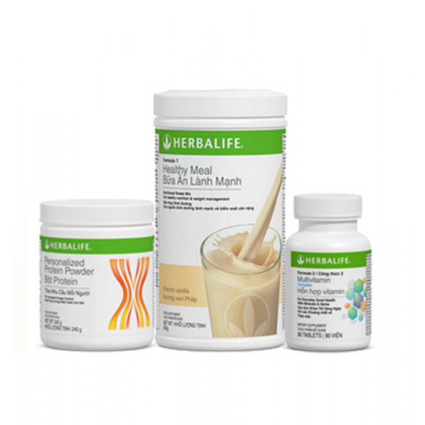 Herbalife - Bộ 3 giảm cân cơ bản bao gồm 3 sản phẩm (F1, PPP, F2)