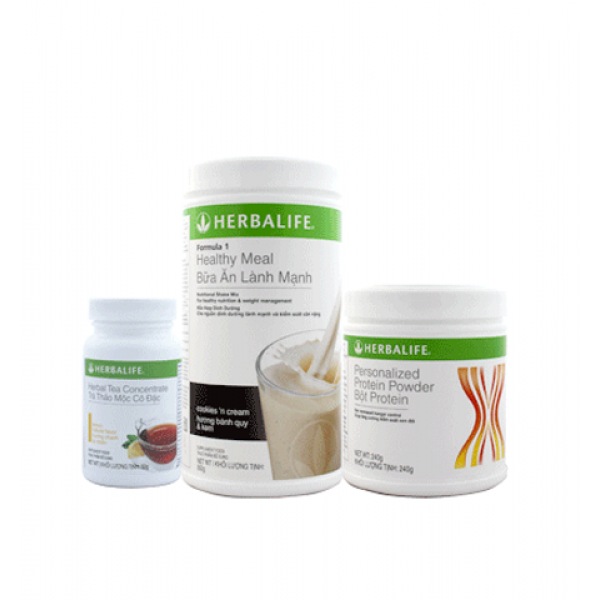 Herbalife - Bộ giảm cân tối ưu bao gồm 3 sản phẩm (F1, PPP, Trà)
